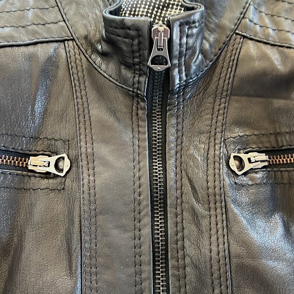 NICOLA Black Lightweight Shirt Jacket with Distressed Detailing - Picture 3 of 10